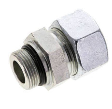 30S y UN 1-5/16''-12 Racor de corte recto de acero galvanizado con rosca macho 400 bar ISO 8434-1