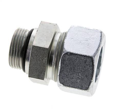 30S y UN 1-5/16''-12 Racor de corte recto de acero galvanizado con rosca macho 400 bar ISO 8434-1