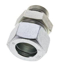 30S y UN 1-5/16''-12 Racor de corte recto de acero galvanizado con rosca macho 400 bar ISO 8434-1