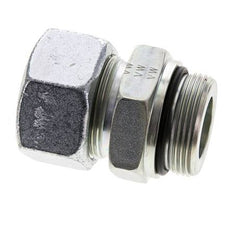 30S y UN 1-5/8''-12 Racor de corte recto de acero galvanizado con rosca macho 400 bar ISO 8434-1