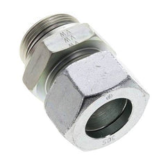30S y UN 1-5/8''-12 Racor de corte recto de acero galvanizado con rosca macho 400 bar ISO 8434-1