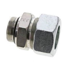 38S y UN 1-5/8''-12 Racor de corte recto de acero galvanizado con rosca macho 315 bar ISO 8434-1