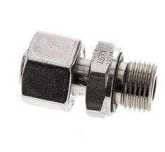 12L y M16x1,5 Acero inoxidable Rótula recta con rosca macho 315 bar FKM Ajustable ISO 8434-1