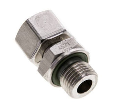 12L y M16x1,5 Acero inoxidable Rótula recta con rosca macho 315 bar FKM Ajustable ISO 8434-1