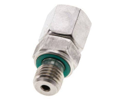 6S y M12x1,5 Acero inoxidable Rótula recta con rosca macho 630 bar FKM Ajustable ISO 8434-1