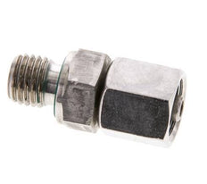6S y M12x1,5 Acero inoxidable Rótula recta con rosca macho 630 bar FKM Ajustable ISO 8434-1
