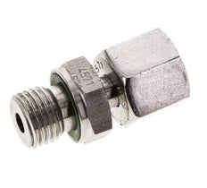 8S y M14x1,5 Acero inoxidable Rótula recta con rosca macho 630 bar FKM Ajustable ISO 8434-1