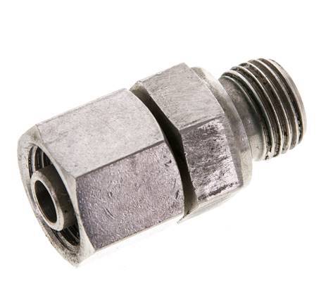 10S y M16x1,5 Acero inoxidable Rótula recta con rosca macho 630 bar FKM Ajustable ISO 8434-1