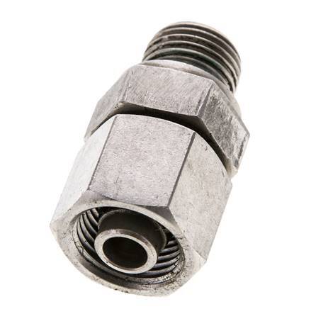 10S y M16x1,5 Acero inoxidable Rótula recta con rosca macho 630 bar FKM Ajustable ISO 8434-1