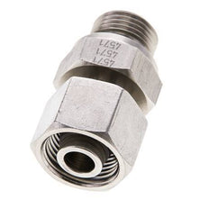 12S y M18x1,5 Acero inoxidable Rótula recta con rosca macho 630 bar FKM Ajustable ISO 8434-1