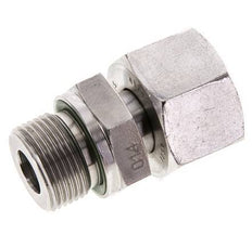 16S y M22x1,5 Acero inoxidable Rótula recta con rosca macho 400 bar FKM Ajustable ISO 8434-1