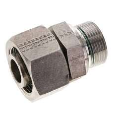 25S & M33x2 Acero inoxidable Rótula recta con rosca macho 400 bar FKM Ajustable ISO 8434-1