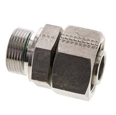 25S & M33x2 Acero inoxidable Rótula recta con rosca macho 400 bar FKM Ajustable ISO 8434-1