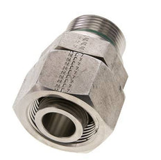 25S & M33x2 Acero inoxidable Rótula recta con rosca macho 400 bar FKM Ajustable ISO 8434-1