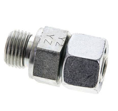 12L y M16x1.5 Acero Zincado Giratorio Recto con Rosca Macho 315 bar Junta tórica NBR Cono de Sellado Ajustable ISO 8434-1