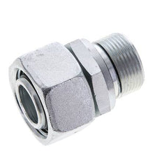 22L y M26x1,5 Acero zincado Giratorio recto con rosca macho 160 bar Junta tórica de NBR Cono de estanqueidad Ajustable ISO 8434-1