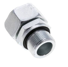 22L y M26x1,5 Acero zincado Giratorio recto con rosca macho 160 bar Junta tórica de NBR Cono de estanqueidad Ajustable ISO 8434-1