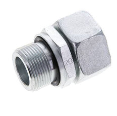 22L y M26x1,5 Acero zincado Giratorio recto con rosca macho 160 bar Junta tórica de NBR Cono de estanqueidad Ajustable ISO 8434-1
