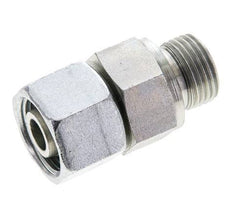 12S y M18x1.5 Acero Zincado Giratorio Recto con Rosca Macho 630 bar Junta tórica NBR Cono de Sellado Ajustable ISO 8434-1