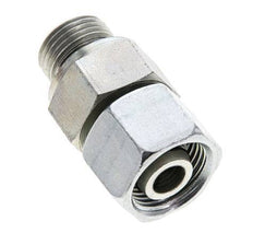 12S y M18x1.5 Acero Zincado Giratorio Recto con Rosca Macho 630 bar Junta tórica NBR Cono de Sellado Ajustable ISO 8434-1