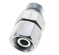 14S y M20x1.5 Acero Zincado Giratorio Recto con Rosca Macho 630 bar Junta tórica NBR Cono de Sellado Ajustable ISO 8434-1