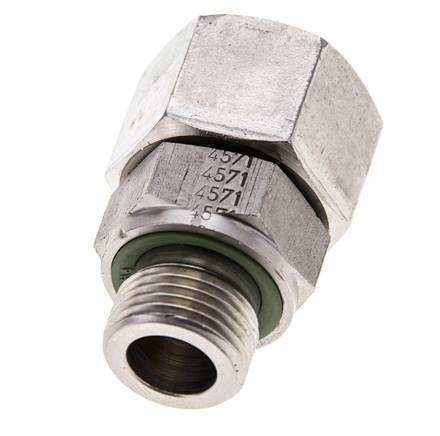 15L y M18x1,5 Acero Inoxidable Giratorio Recto con Rosca Macho 315 bar FKM O-ring Cone Sealing Adjustable ISO 8434-1
