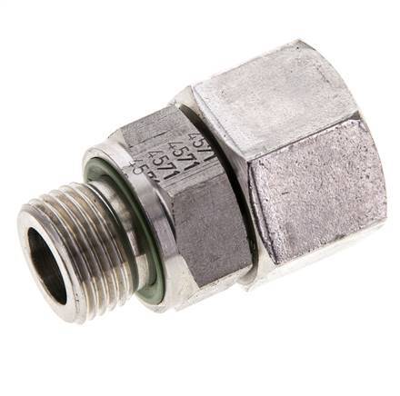 15L y M18x1,5 Acero Inoxidable Giratorio Recto con Rosca Macho 315 bar FKM O-ring Cone Sealing Adjustable ISO 8434-1
