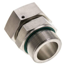 42L y M48x2 Acero Inoxidable Giratorio Recto con Rosca Macho 160 bar FKM O-ring Cone Sealing Adjustable ISO 8434-1