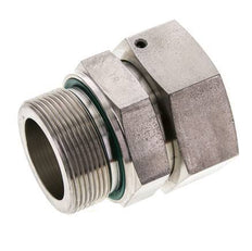 42L y M48x2 Acero Inoxidable Giratorio Recto con Rosca Macho 160 bar FKM O-ring Cone Sealing Adjustable ISO 8434-1