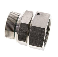 42L y M48x2 Acero Inoxidable Giratorio Recto con Rosca Macho 160 bar FKM O-ring Cone Sealing Adjustable ISO 8434-1
