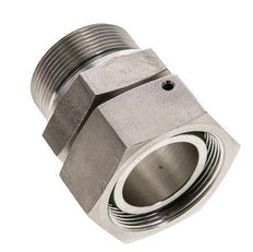 42L y M48x2 Acero Inoxidable Giratorio Recto con Rosca Macho 160 bar FKM O-ring Cone Sealing Adjustable ISO 8434-1