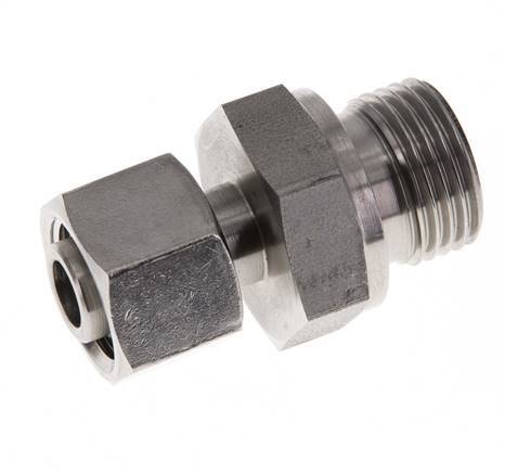 12L y G1/2'' Acero Inoxidable Giratorio Recto con Rosca Macho 315 bar FKM Ajustable ISO 8434-1