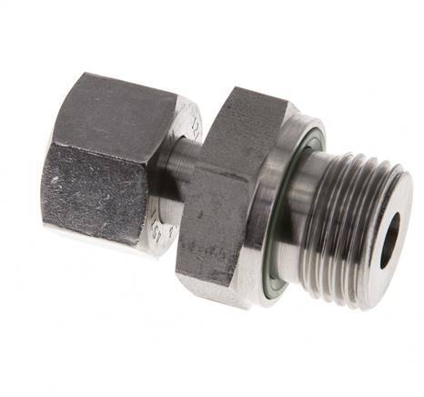 12L y G1/2'' Acero Inoxidable Giratorio Recto con Rosca Macho 315 bar FKM Ajustable ISO 8434-1