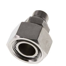 22L y G3/8'' Acero Inoxidable Giratorio Recto con Rosca Macho 160 bar FKM Ajustable ISO 8434-1