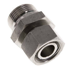 22L & G1'' Acero inoxidable Rótula recta con rosca macho 160 bar FKM Ajustable ISO 8434-1