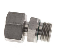 20S y G3/4'' Acero Inoxidable Giratorio Recto con Rosca Macho 400 bar FKM Ajustable ISO 8434-1