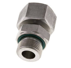 20S y G3/4'' Acero Inoxidable Giratorio Recto con Rosca Macho 400 bar FKM Ajustable ISO 8434-1