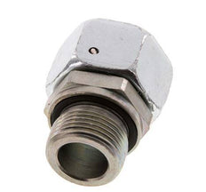 22L y G3/4'' Acero zincado Rótula recta con rosca macho 160 bar Junta tórica de NBR Cono de estanquidad Ajustable ISO 8434-1
