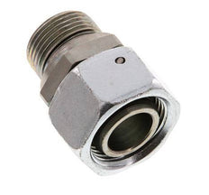 22L y G3/4'' Acero zincado Rótula recta con rosca macho 160 bar Junta tórica de NBR Cono de estanquidad Ajustable ISO 8434-1