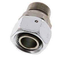 22L y G3/4'' Acero zincado Rótula recta con rosca macho 160 bar Junta tórica de NBR Cono de estanquidad Ajustable ISO 8434-1