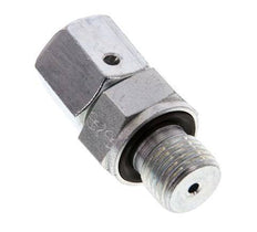 6S y G1/4'' Acero zincado Rótula recta con rosca macho 630 bar Junta tórica de NBR Cono de estanquidad Ajustable ISO 8434-1
