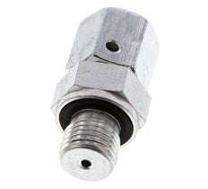 6S y G1/4'' Acero zincado Rótula recta con rosca macho 630 bar Junta tórica de NBR Cono de estanquidad Ajustable ISO 8434-1