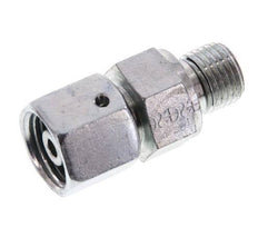 8S & G1/4'' Acero zincado Rótula recta con rosca macho 630 bar Junta tórica de NBR Cono de estanquidad Ajustable ISO 8434-1