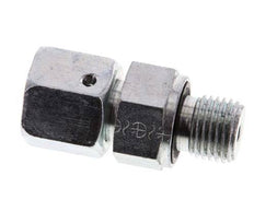 8S & G1/4'' Acero zincado Rótula recta con rosca macho 630 bar Junta tórica de NBR Cono de estanquidad Ajustable ISO 8434-1