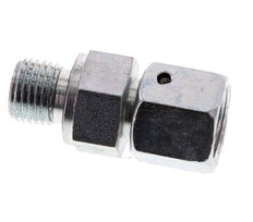8S & G1/4'' Acero zincado Rótula recta con rosca macho 630 bar Junta tórica de NBR Cono de estanquidad Ajustable ISO 8434-1