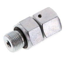 10S y G3/8'' Acero zincado Rótula recta con rosca macho 630 bar Junta tórica de NBR Cono de estanquidad Ajustable ISO 8434-1