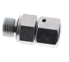 10S y G3/8'' Acero zincado Rótula recta con rosca macho 630 bar Junta tórica de NBR Cono de estanquidad Ajustable ISO 8434-1