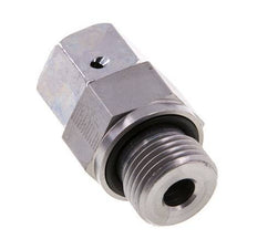12S y G1/2'' Rótula recta de acero galvanizado con rosca macho 630 bar Junta tórica de NBR Cono de cierre ajustable ISO 8434-1