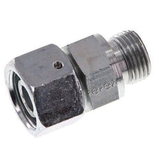 16S y G1/2'' Acero Zincado Giratorio Recto con Rosca Macho 400 bar Junta tórica de NBR Cono de Sellado Ajustable ISO 8434-1