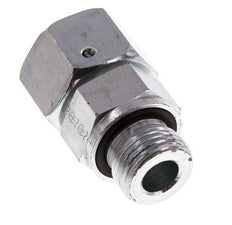 16S y G1/2'' Acero Zincado Giratorio Recto con Rosca Macho 400 bar Junta tórica de NBR Cono de Sellado Ajustable ISO 8434-1